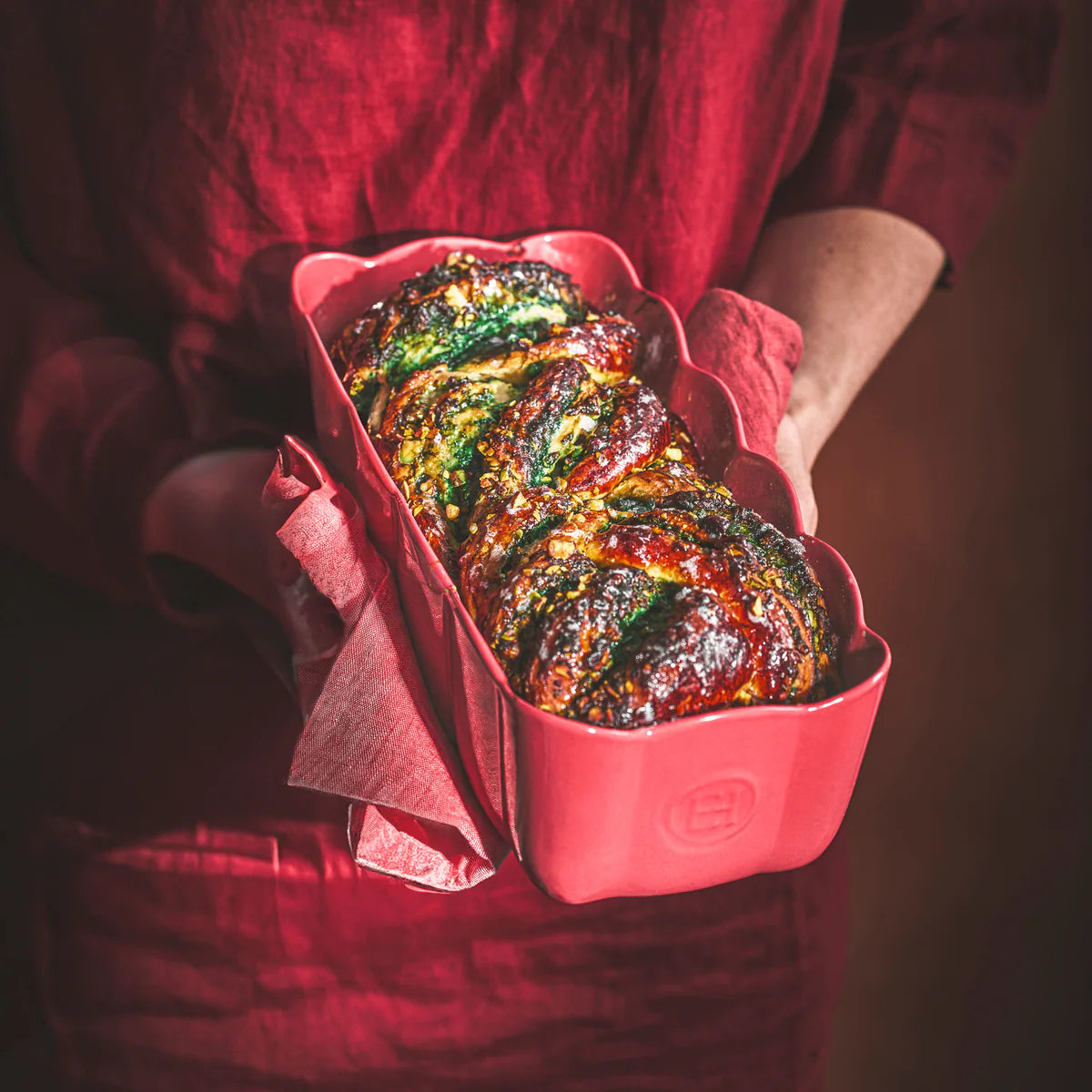 Emile Henry Madeleine Loaf Dish - Rose Candy