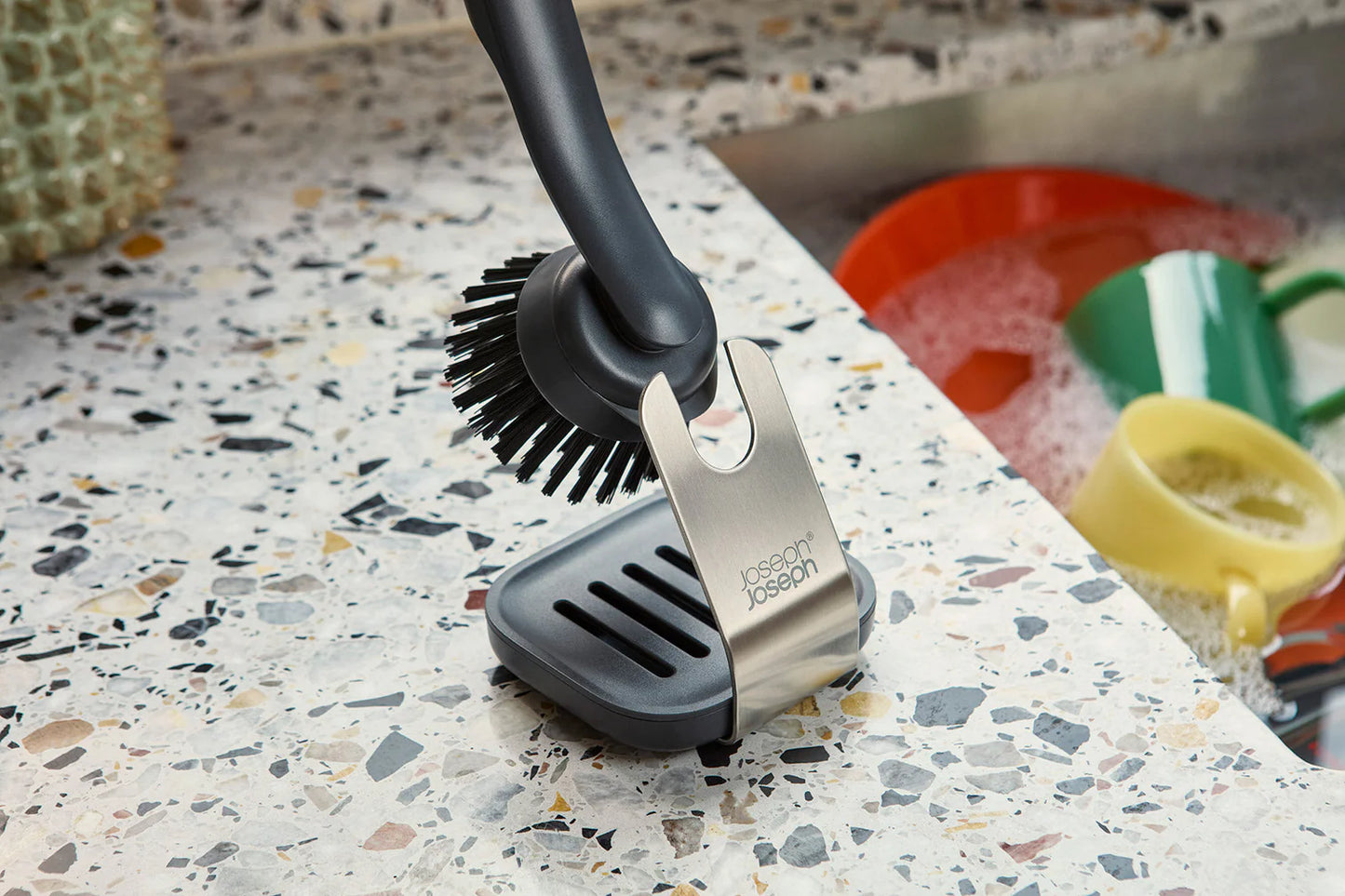 SinkTech™ Dish Brush & Stand - Joseph Joseph