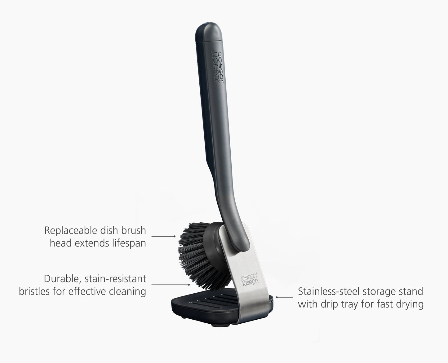 SinkTech™ Dish Brush & Stand - Joseph Joseph