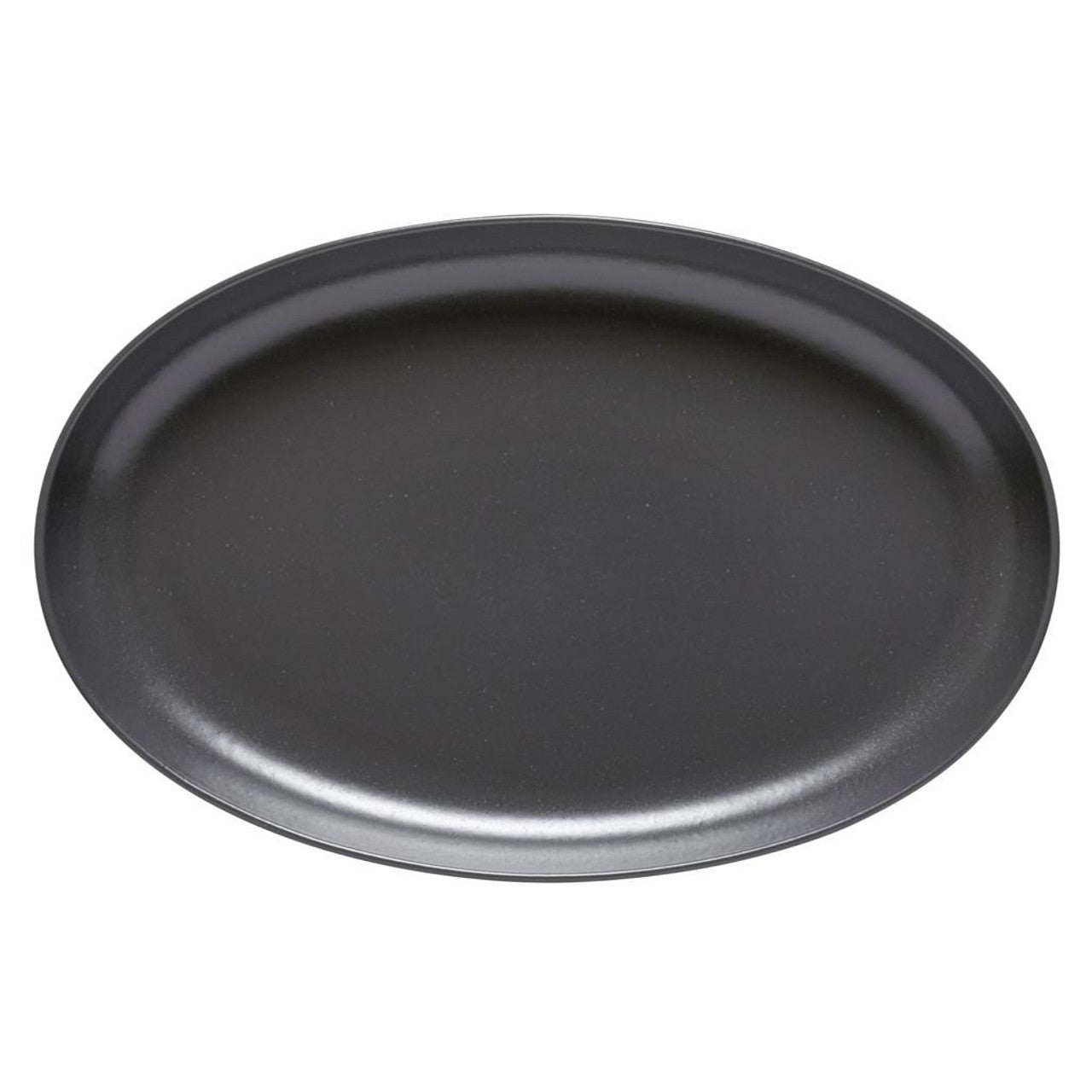 Pacifica Oval Platter 16in - Seed Grey
