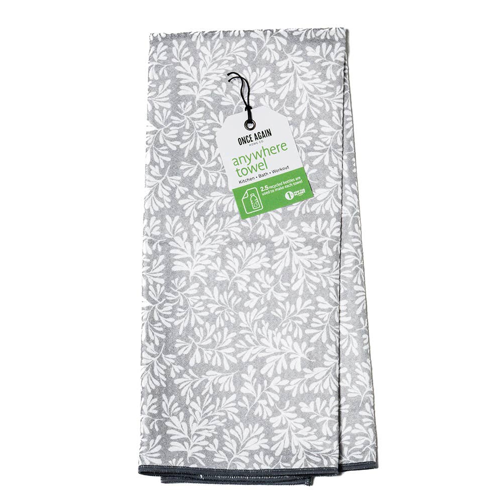 Anywhere Towel - Herbage in Grey