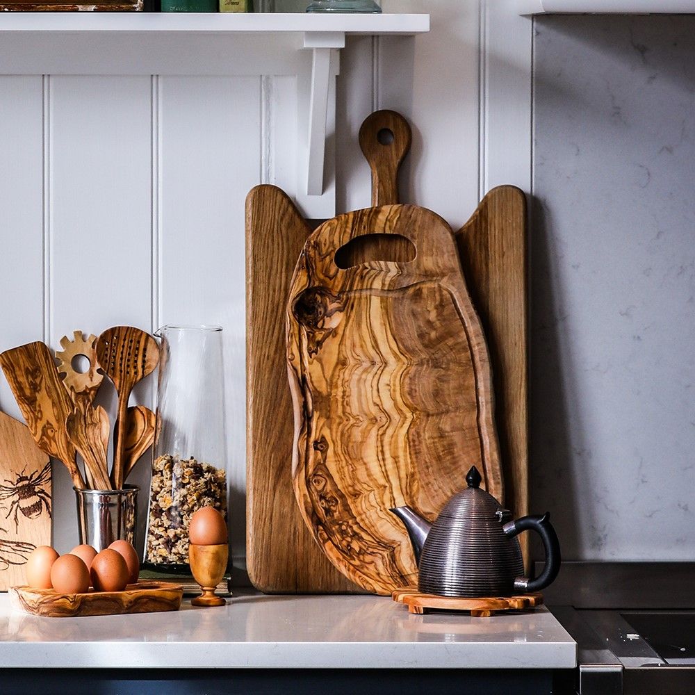 Olive Wood - Long Spatula