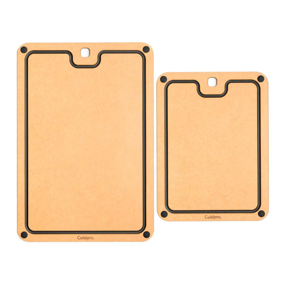 Cuisipro Fibre Wood Cutting Board S/2