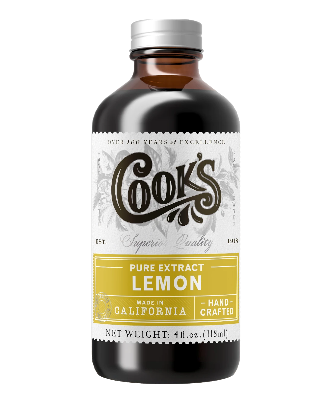 Pure Lemon Extract (Terpeneless) - 118/4oz