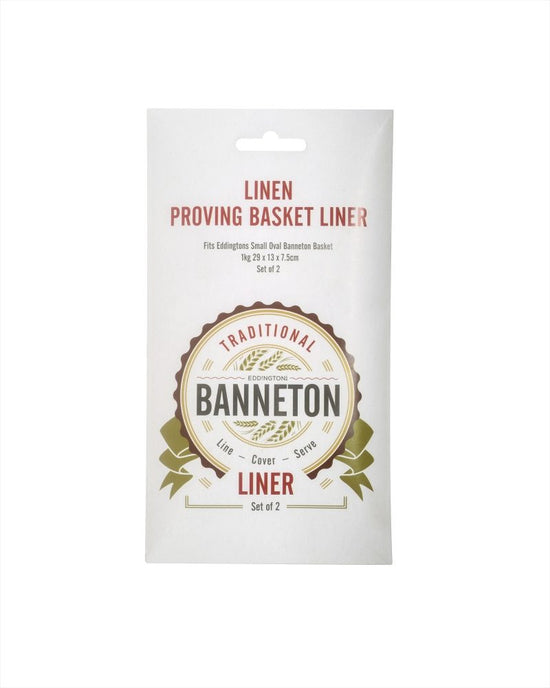 Banneton Liner 2pk - fits 1kg Oval Banneton