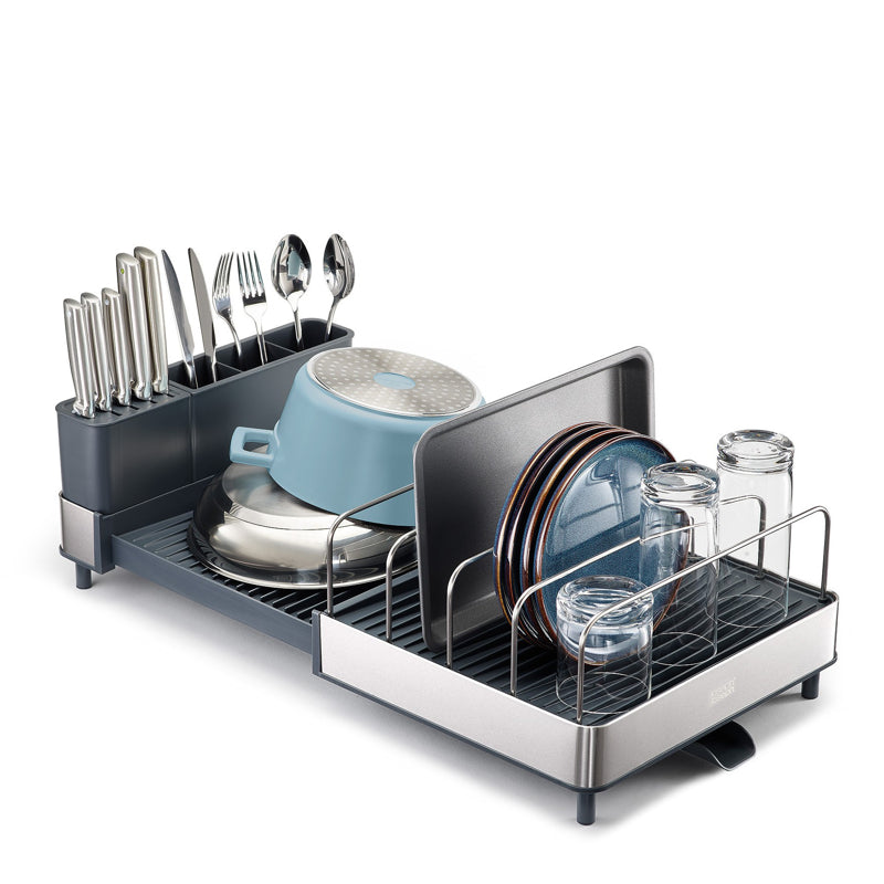 Extend™ Max Steel Dish Rack - Joseph Joseph