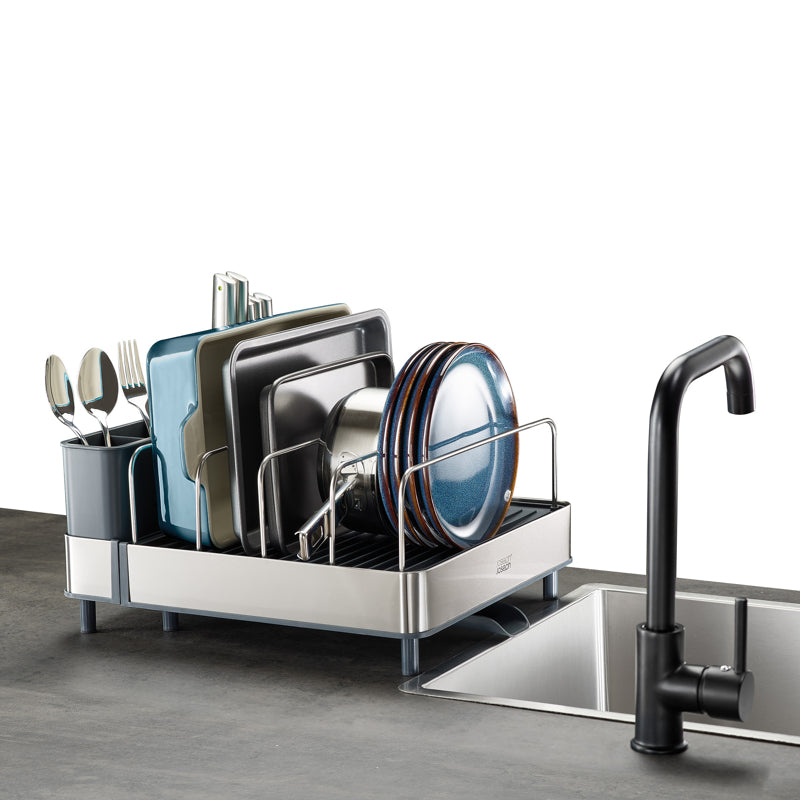 Extend™ Max Steel Dish Rack - Joseph Joseph