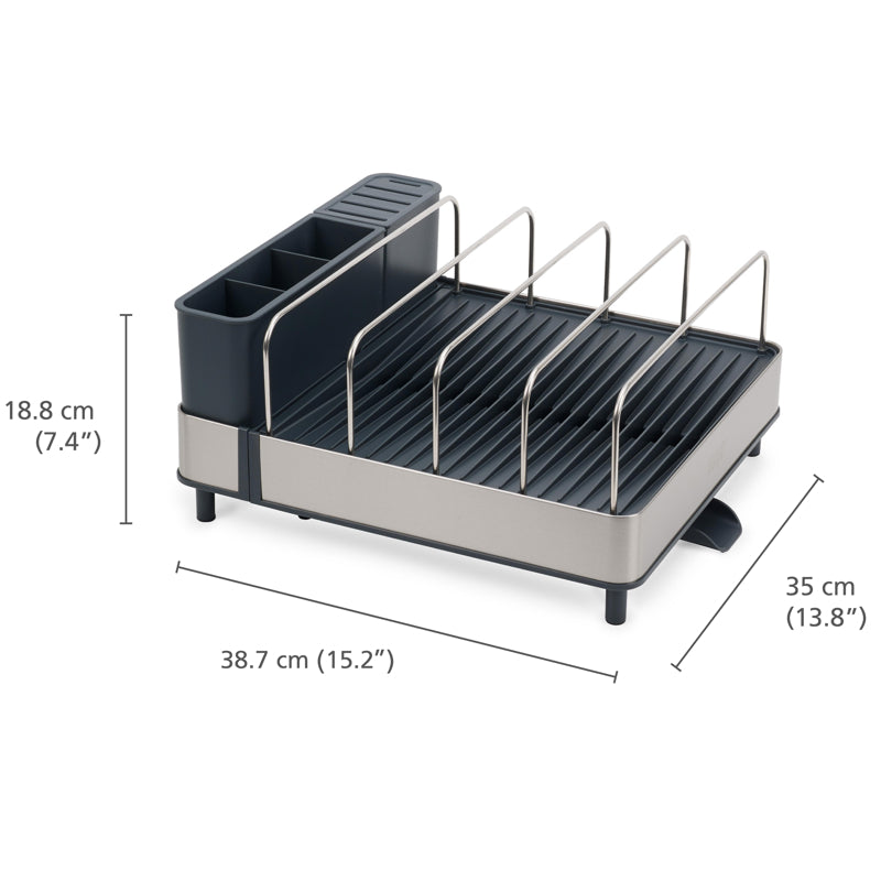 Extend™ Max Steel Dish Rack - Joseph Joseph