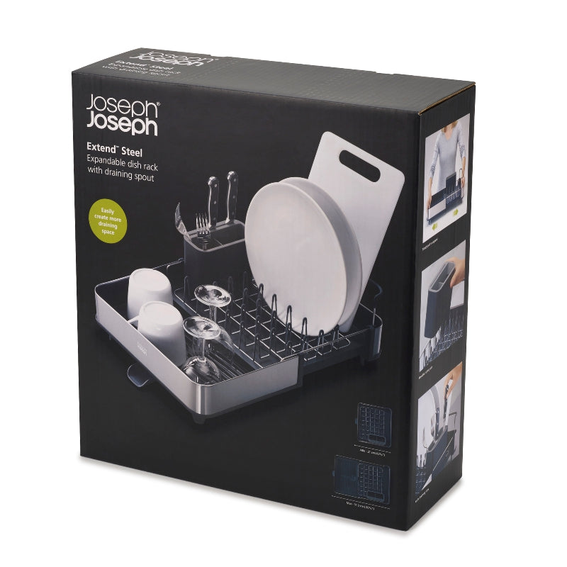 Extend™ Steel Expandable Dish Rack - Joseph Joseph