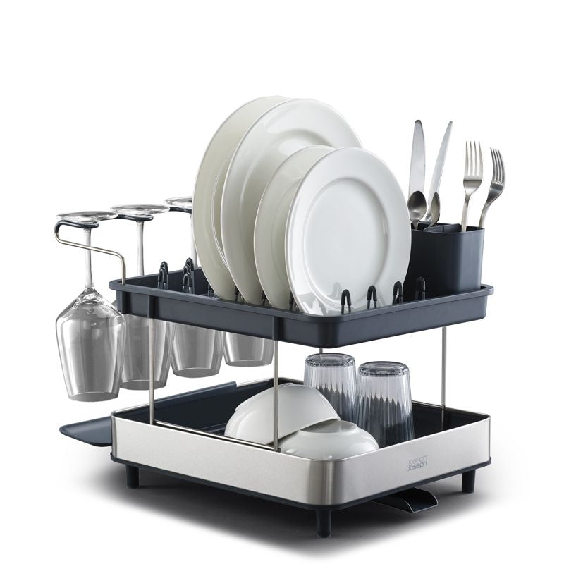 Excel™ Steel 2-tier Dish Rack - Joseph Joseph
