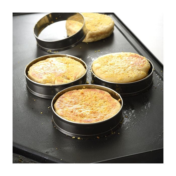 Crumpet/English Muffin Rings -set/4