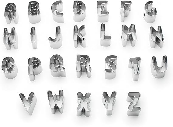 Alphabet Cookie Cutter Set