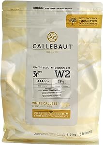 Callebaut W2 White Chocolate Callets 2.5kg BAG