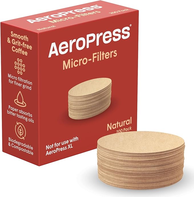Aeropress Micro-Filters - Natural 200pk