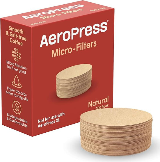 Aeropress Micro-Filters - Natural 200pk
