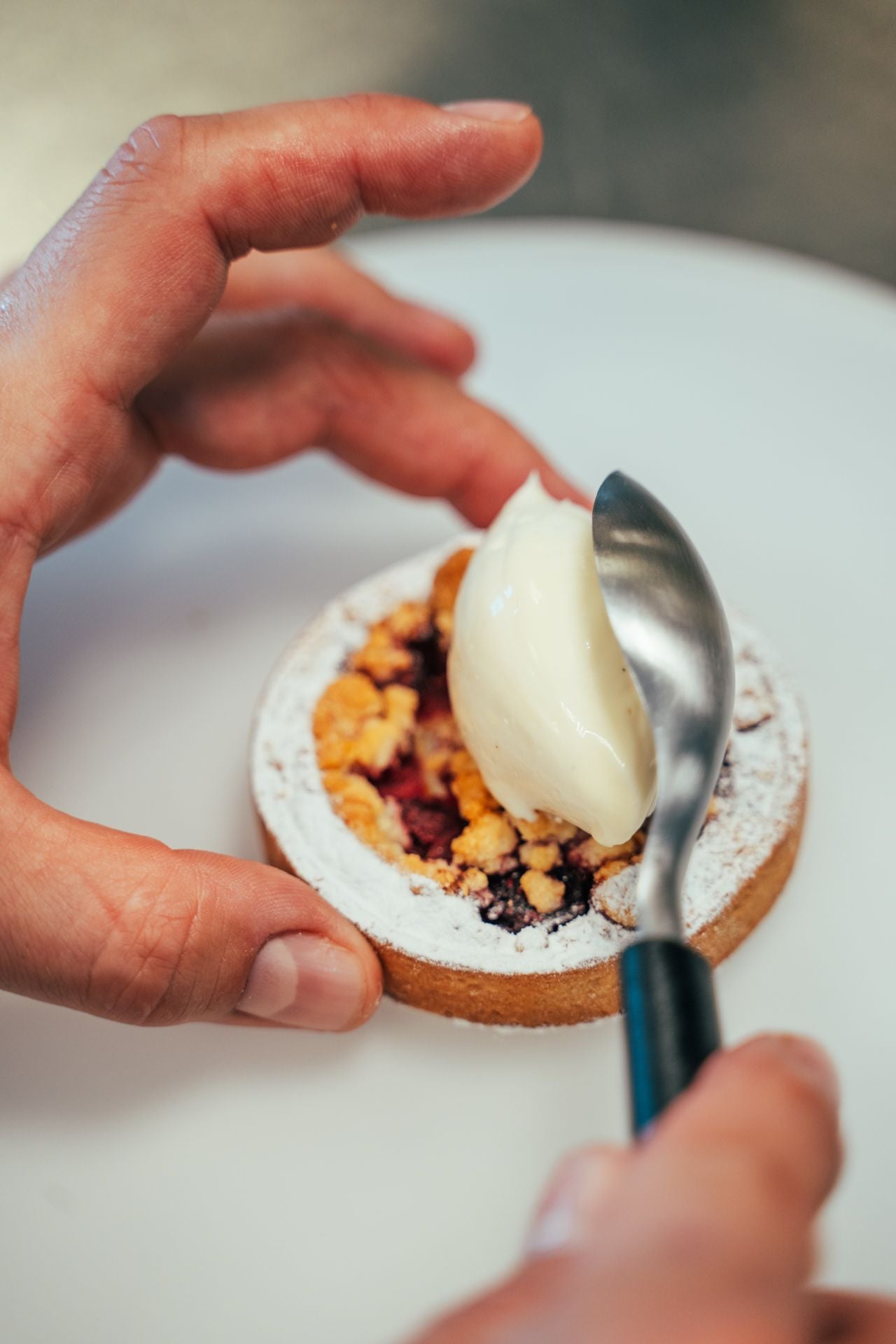 Triangle Small Quenelle Spoon