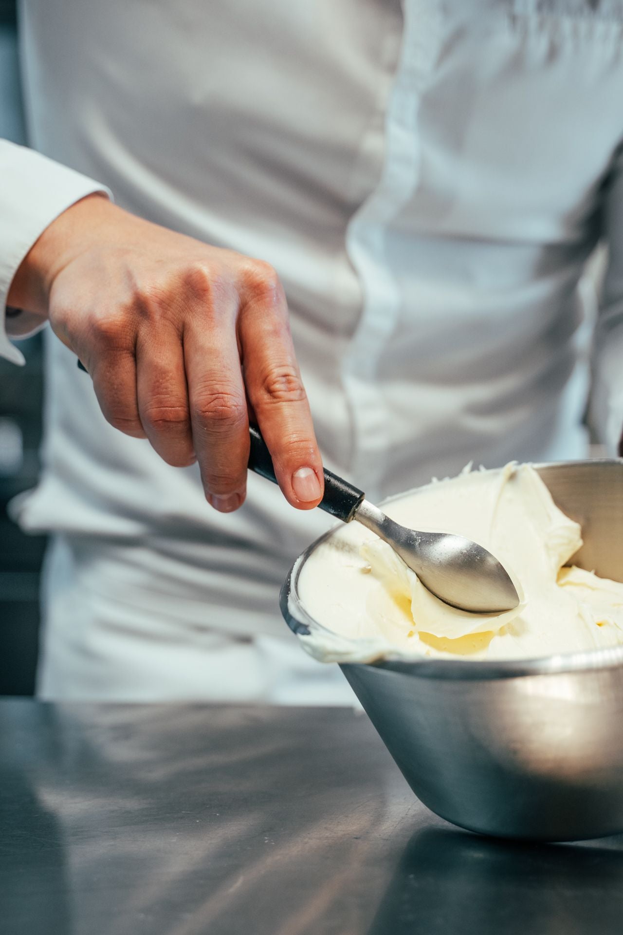 Triangle Small Quenelle Spoon