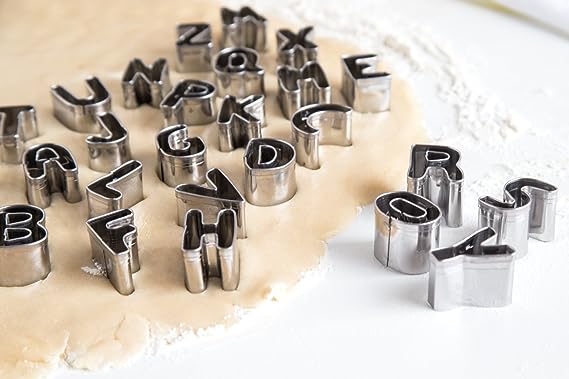 Alphabet Cookie Cutter Set