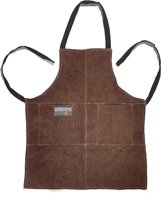 Load image into Gallery viewer, Grill Apron Leather - Brown
