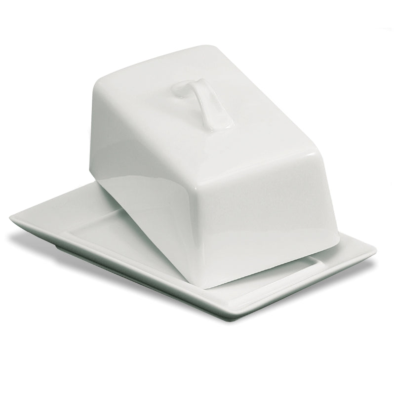Load image into Gallery viewer, Rect Covered Butter Dish 7.5&amp;quot;

