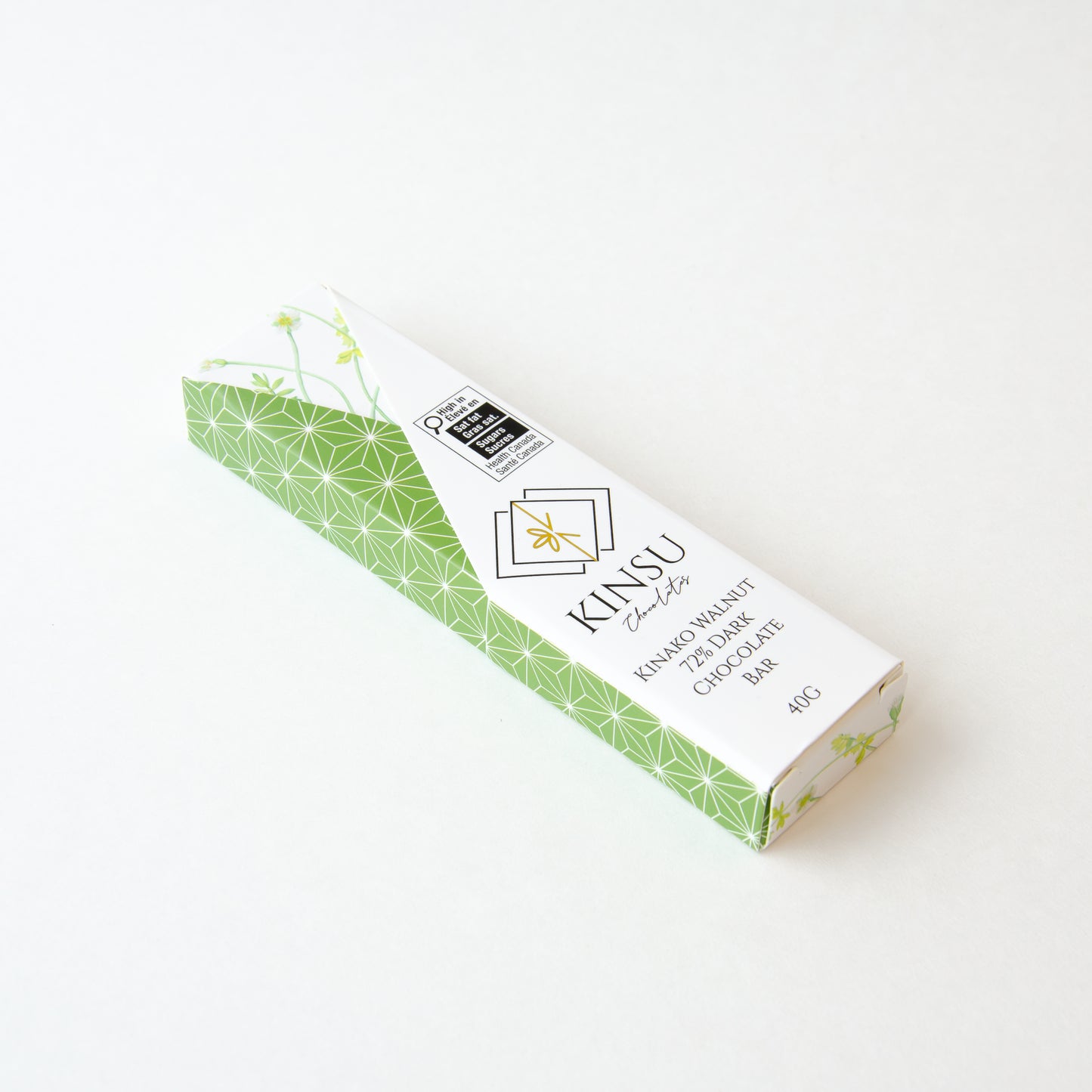 Kinsu Kinako Walnut 72% Dark Chocolate Bar 40g