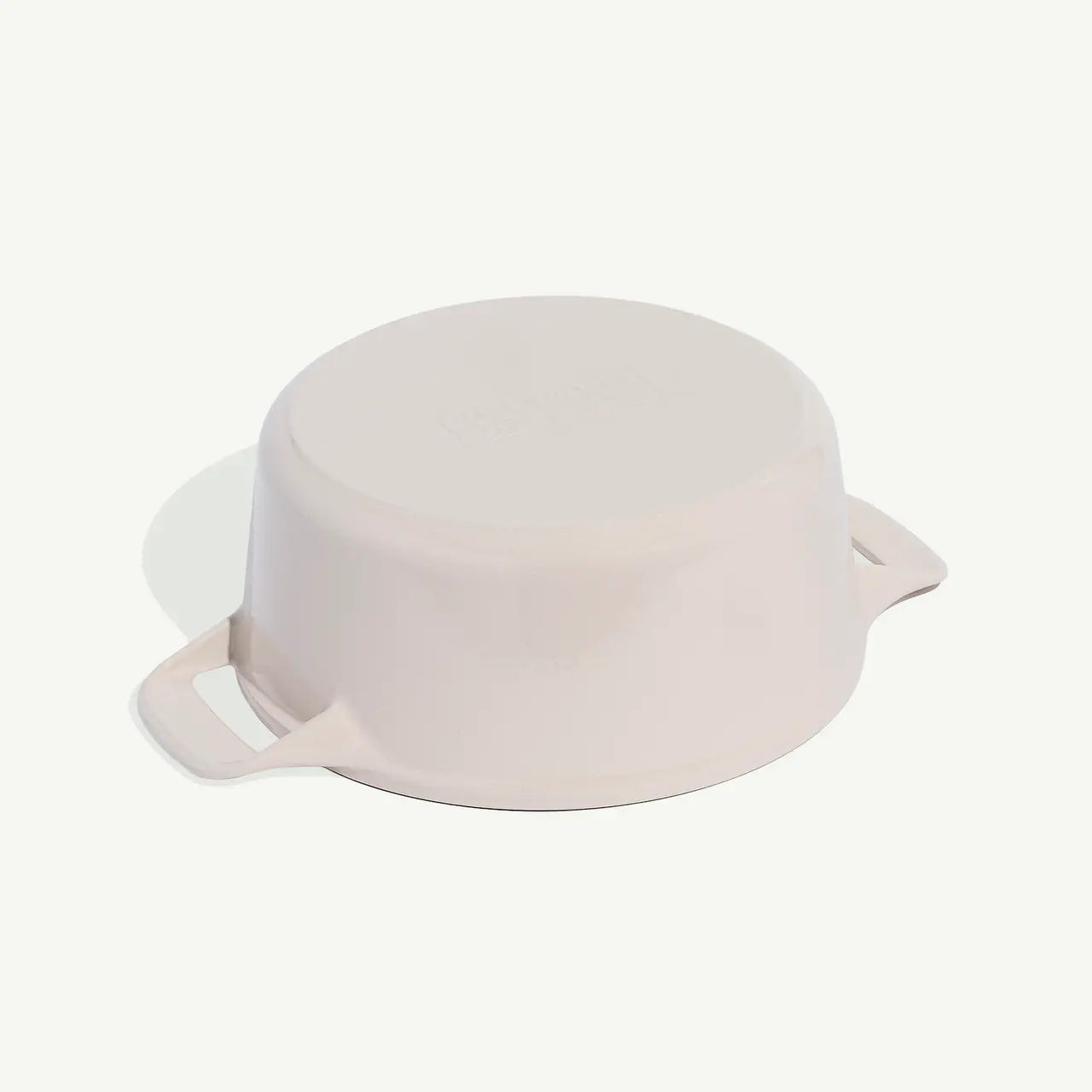 Made In 5.5 Qt Round Enameled Cast Iron Dutch Oven - Vintage White