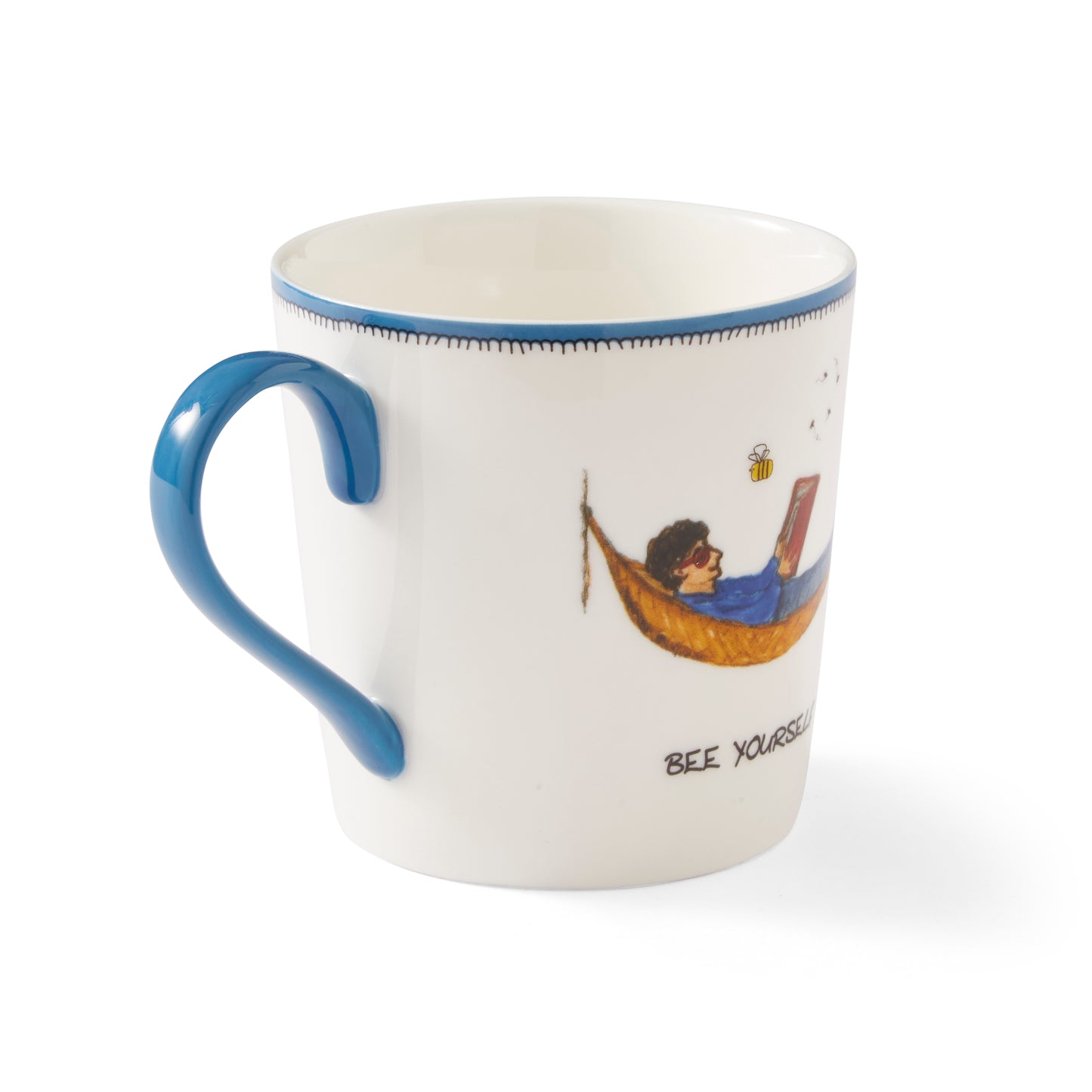 Portmeirion Kit Kemp Doodles Mug 12oz - Bee Yourself (40% off at checkout)