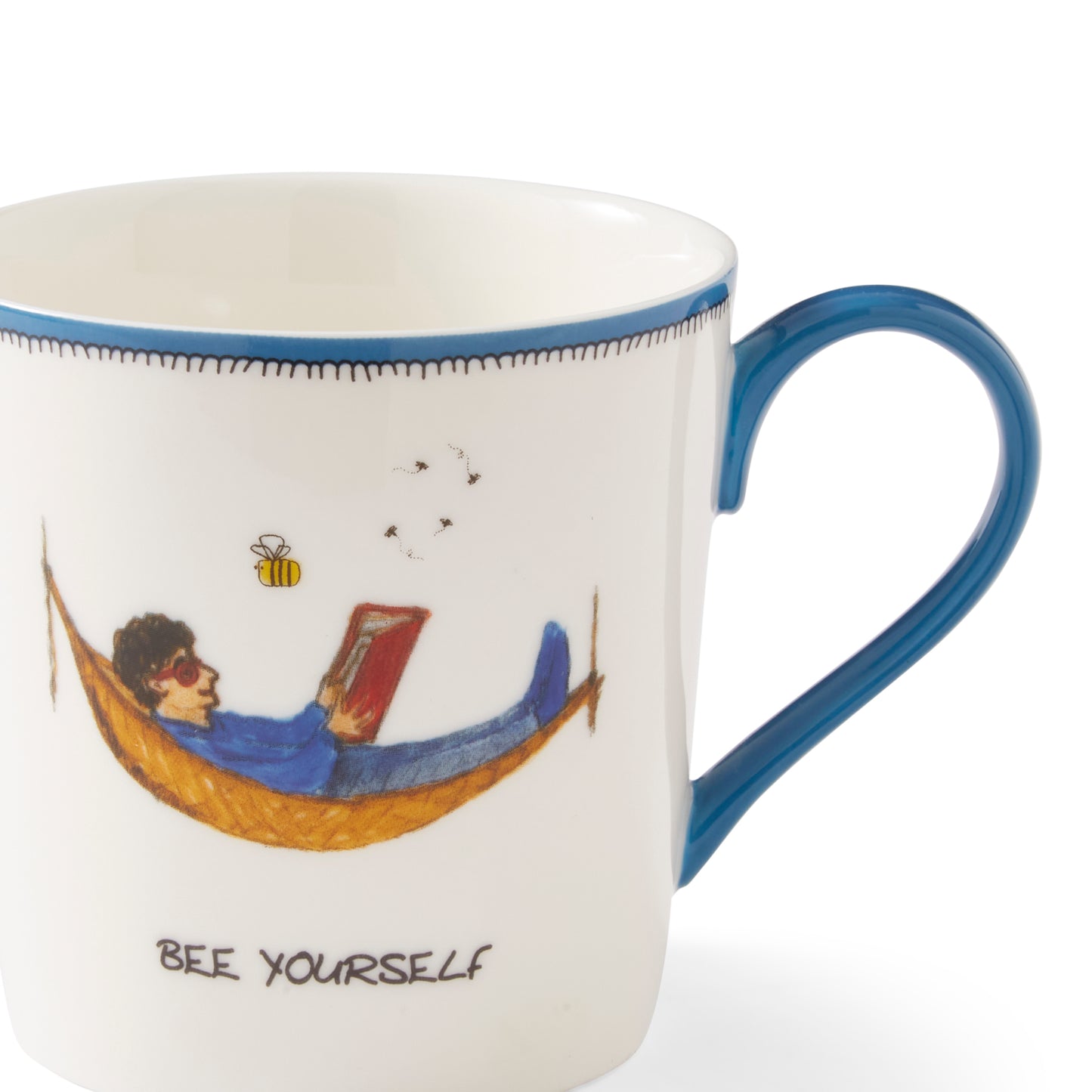 Portmeirion Kit Kemp Doodles Mug 12oz - Bee Yourself (40% off at checkout)