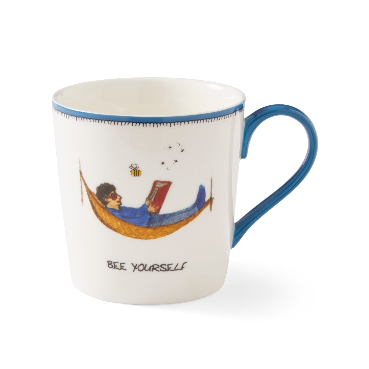 Portmeirion Kit Kemp Doodles Mug 12oz - Bee Yourself (40% off at checkout)