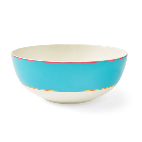 Portmeirion Kit Kemp Calypso Serving Bowl 10" - Turquoise (40% off at checkout)