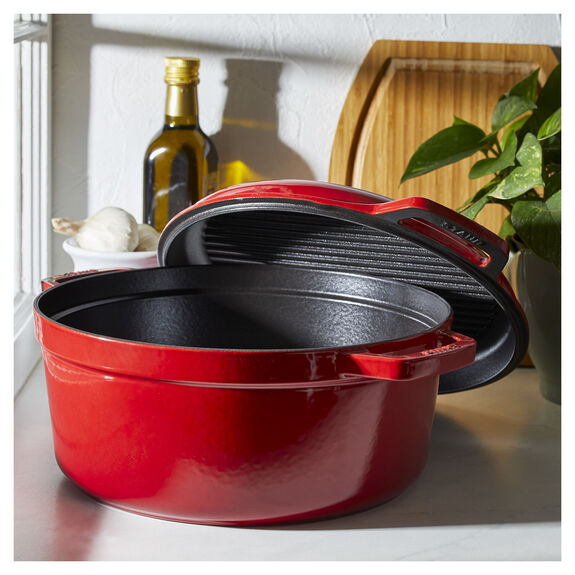 Staub Braise & Grill Cherry Red 6.7L