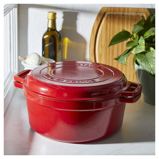 Staub Braise & Grill Cherry Red 6.7L