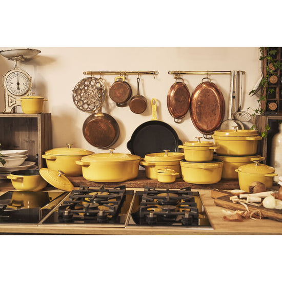 Staub Round Cocotte 3.7L/3.9-Qt Citron