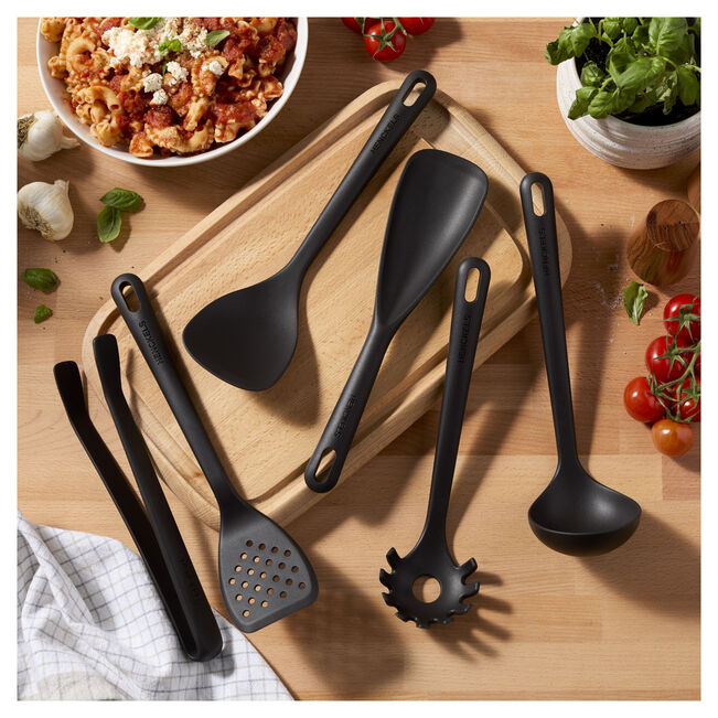 Henckels Silicone Onyx Serving Spoon Black - 28cm