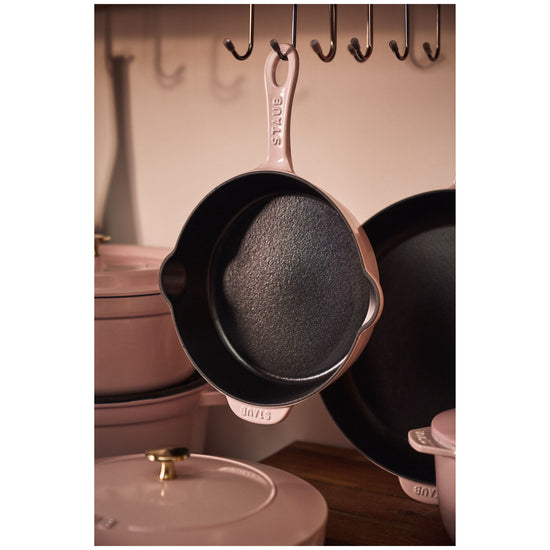 Staub 8.5"/22cm Traditional Deep Fry Pan Sorbet Rose *b/o until end Feb 2026