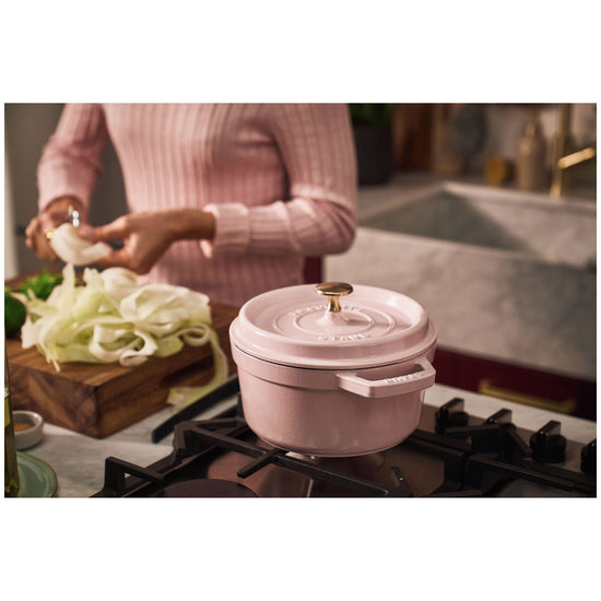 Staub Round Cocotte 2.2L/2.25-Qt Sorbet Rose