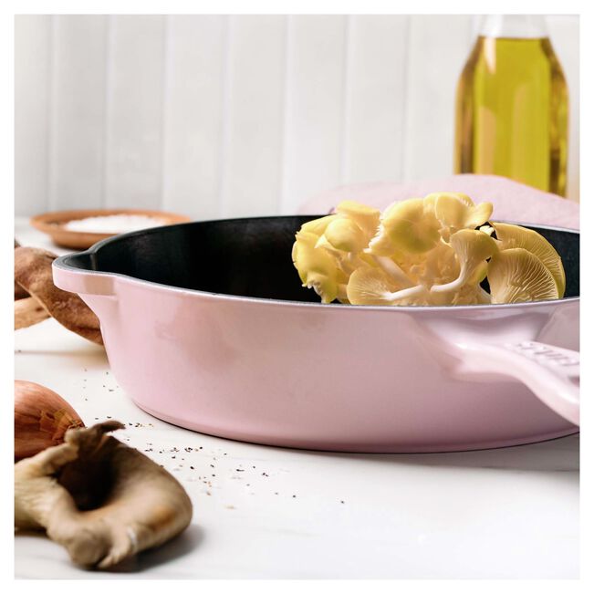 Staub 8.5"/22cm Traditional Deep Fry Pan Sorbet Rose *b/o until end Feb 2026