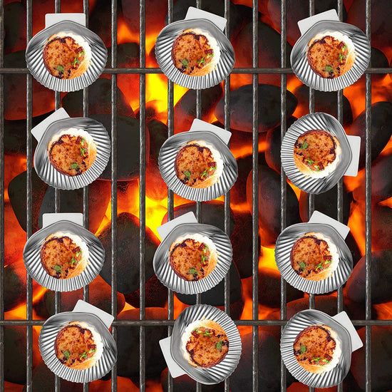 Outset Stainless Steel Clam/Coquille Shells (12pk)