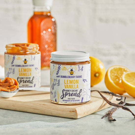 NEW! Lemon Vanilla Honey Cream Spread