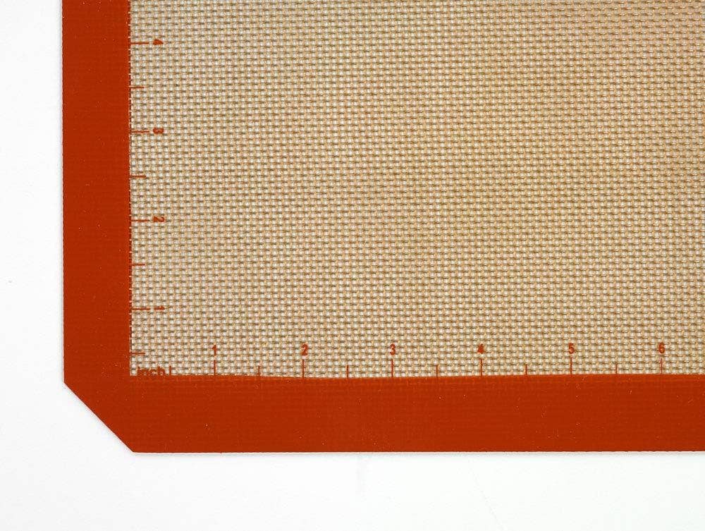 Mercer Silicone 1/2 Sheet Bake Mat (11 7/8"x16 1/2") Orange