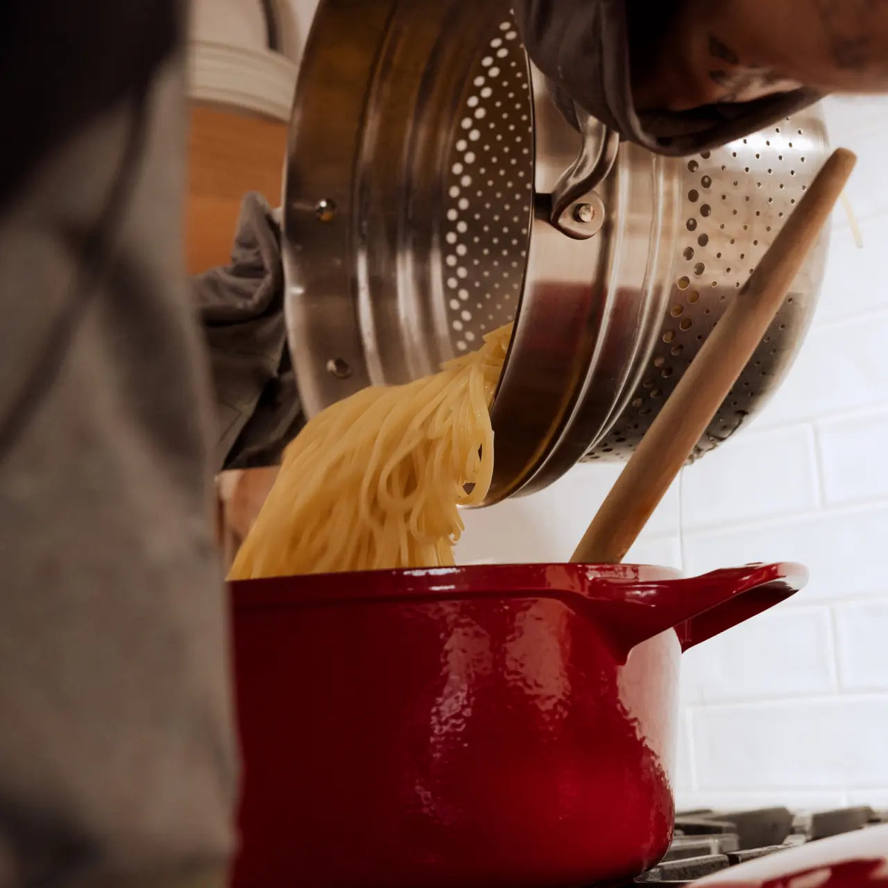 Made In Stainless Steel Pasta Insert - Fits MADE IN® 6 & 8 qt. Stock Pots