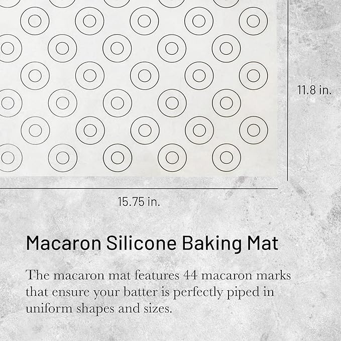 DEBUYER Silicone Non-stick Pastry Mat 40x30cm Macaron
