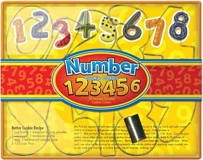 Number Cookie Cutter Set