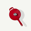 Made In 2-Qt Enameled Cast Iron Saucepan - Red
