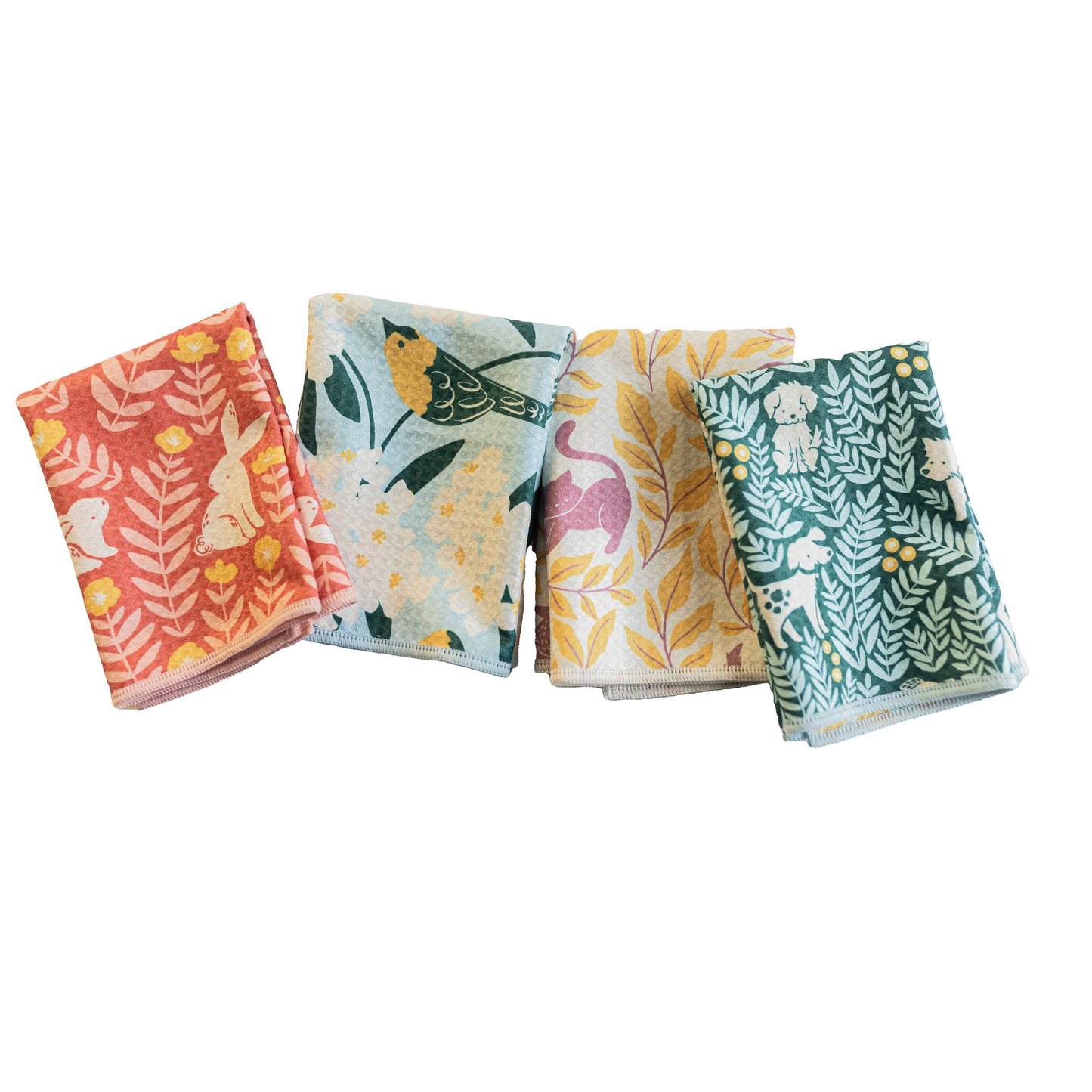 Asst Mighty Mini Towel (Set of 3) - Nuthatch Little Friends