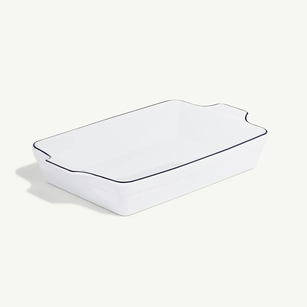 Made In 9x13" Baking Dish - White with Navy Rim