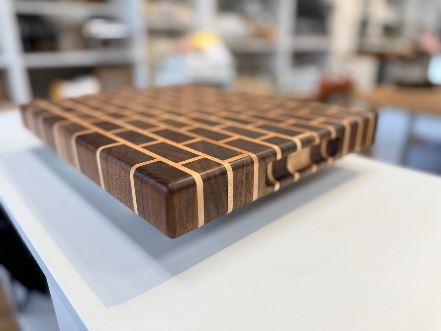 Walnut Brick End Grain Cutting Board D *Made in Nanaimo*