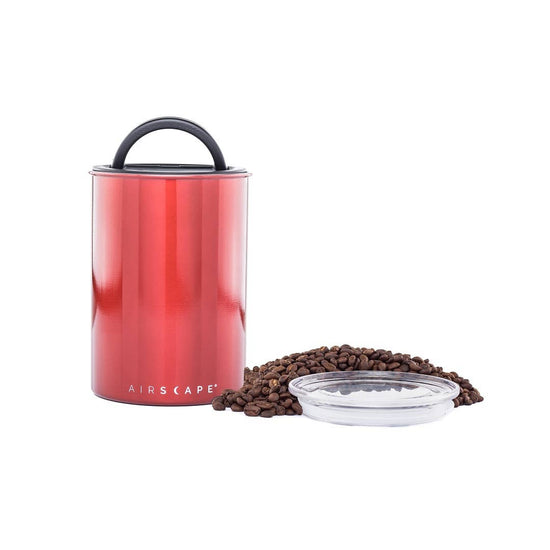 Airscape 250g Classic Stainless Steel Canister: Charcoal - Matte Black