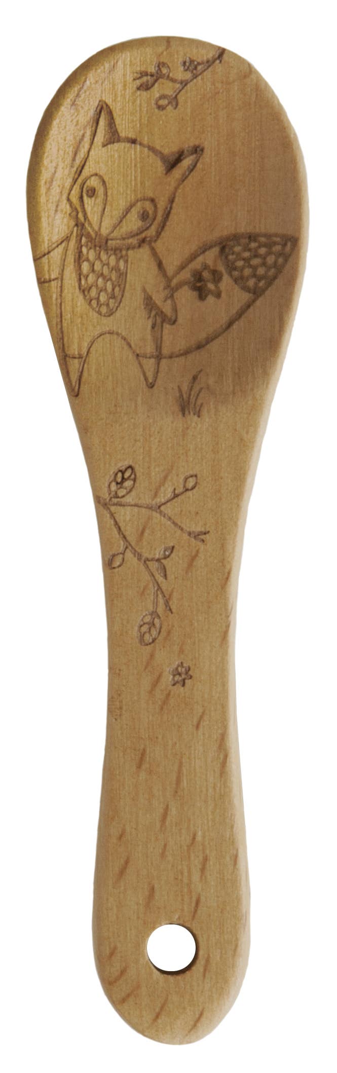 Beechwood Mini Spoon Fox