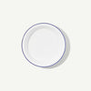Made In Pie Baking Dish - White with Navy Rim